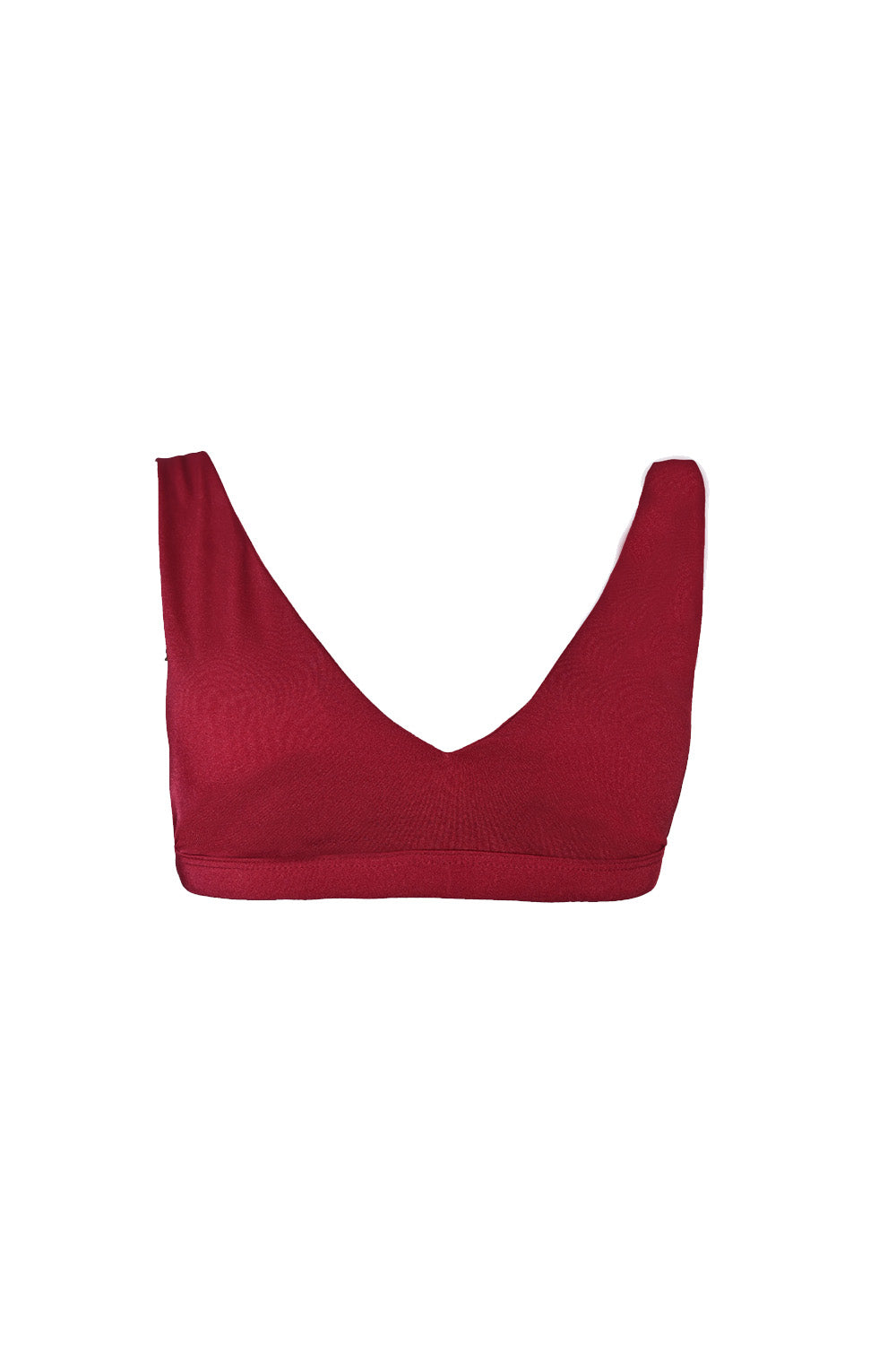 Grouper Bikini Üstü Bordo
