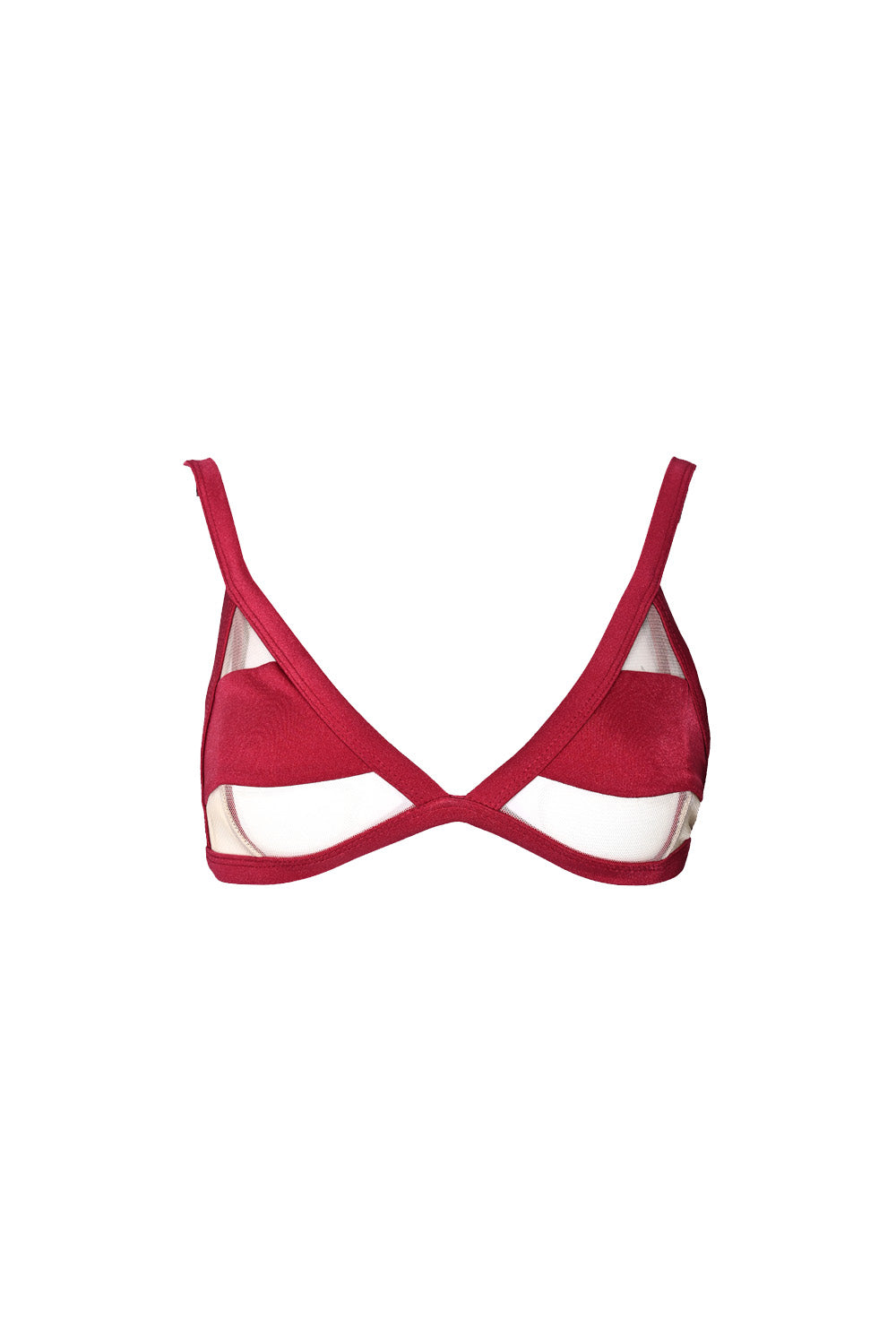 Sole Bikini Üstü Bordo